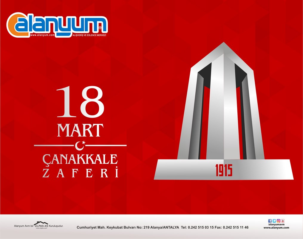 18 Mart Çanakkale Zaferi’nin 105. yıl dönümü kutlu olsun!