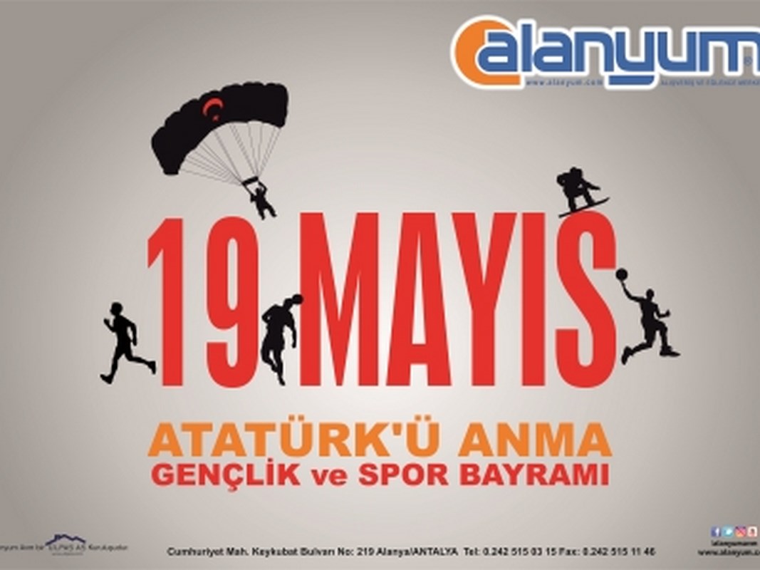 19 Mayıs Atatürk\'ü Anma Gençlik ve Spor Bayramımız Kutlu Olsun