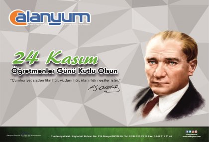 Başta Başöğretmen Gazi Mustafa Kemal Atatürk olmak üzere tüm saygıdeğer öğretmenlerimizin 24 Kasım Öğretmenler Günü kutlu olsun. İyi ki varsınız!